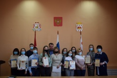 духовщинским школьникам вручили премии им. Ю.А. Гагарина - фото - 9