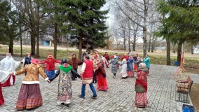 в деревне Зимец прошёл фольклорный праздник "Ярче, солнышко, свети!" - фото - 10