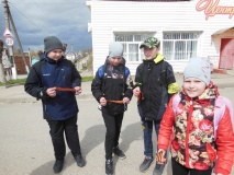 духовщинский район присоединился к ежегодной патриотической акции "Георгиевская лента" - фото - 4