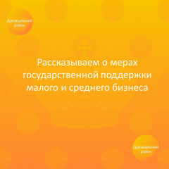 информируем о мерах государственной поддержки малого и среднего бизнеса - фото - 1