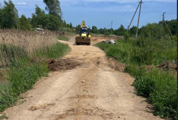 отремонтировали участок дороги на деревню Жданово - фото - 1