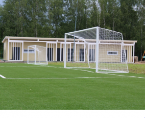 на стадионе "Дружба" установили новые футбольные ворота - фото - 8