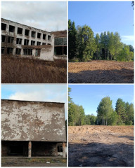 в поселке Озерный демонтировали аварийное здание - фото - 1