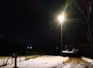 по просьбе жителей в деревне Добрино установили два дополнительных фонаря - фото - 2