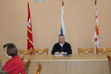 в администрации округа прошло заседание комиссии по предупреждению и ликвидации чрезвычайных ситуаций и обеспечению пожарной безопасности на территории Духовщинского округа - фото - 6