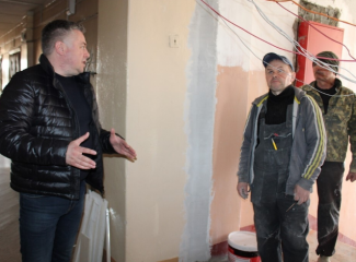 в районном доме культуры начался ремонт входной группы - фото - 4