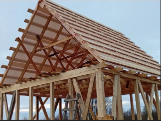 в деревне Чижево идет строительство временного храма - фото - 3