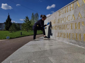 продолжаем приводить в порядок памятники и воинские захоронения - фото - 9