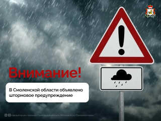в Смоленской области объявили штормовое предупреждение - фото - 1