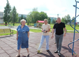 продолжаем благоустраивать парковую зону в Озерном - фото - 5