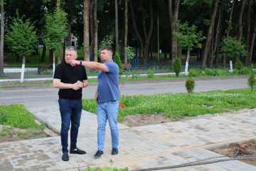 в городе духовщине ведется строительство сквера Памяти - фото - 2