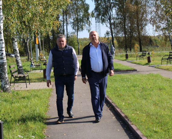 виктор Молотков вместе с директором Смоленской ГРЭС  Евгением Иноземцевым проверили качество ремонтных работ - фото - 8